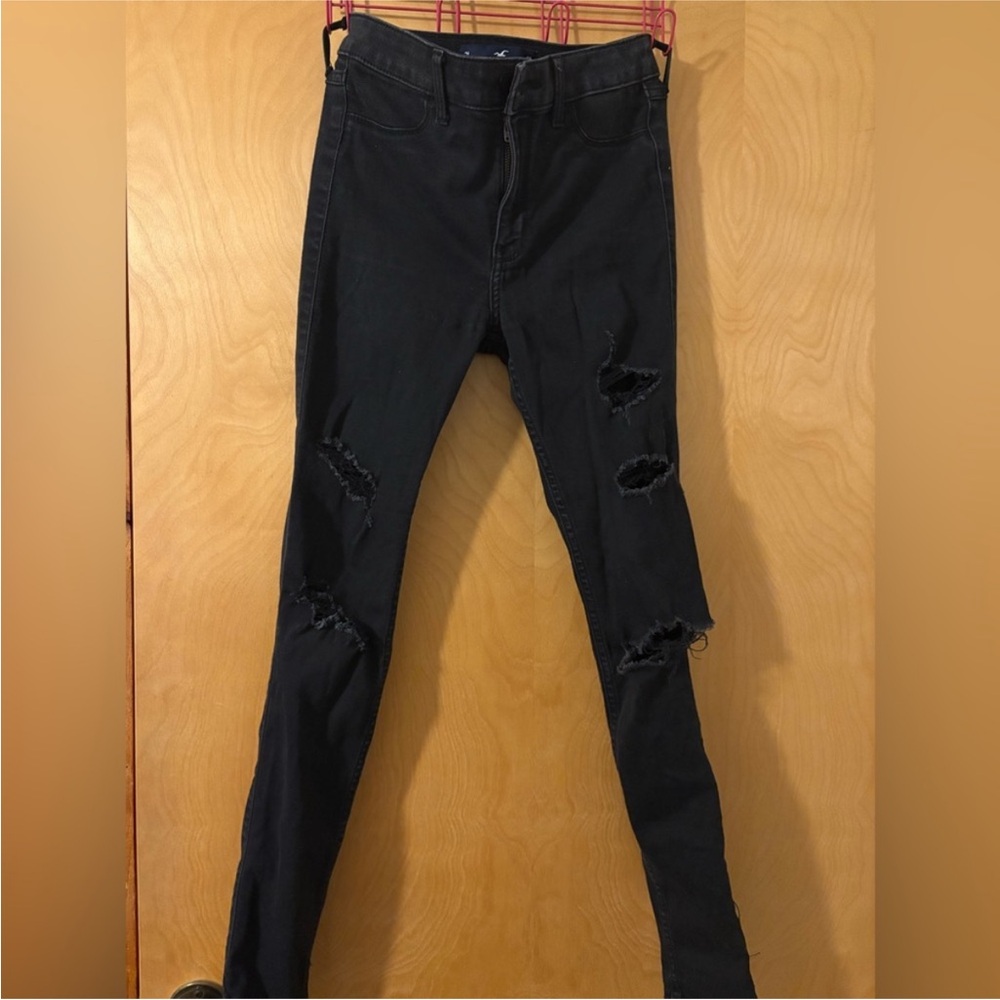 Hollister ripped jeans